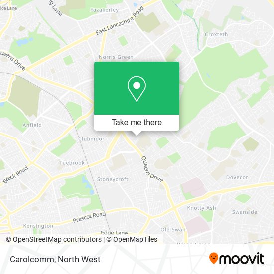 Carolcomm map