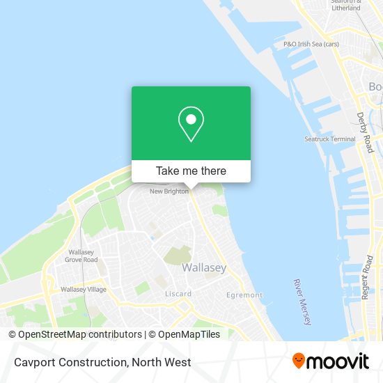 Cavport Construction map