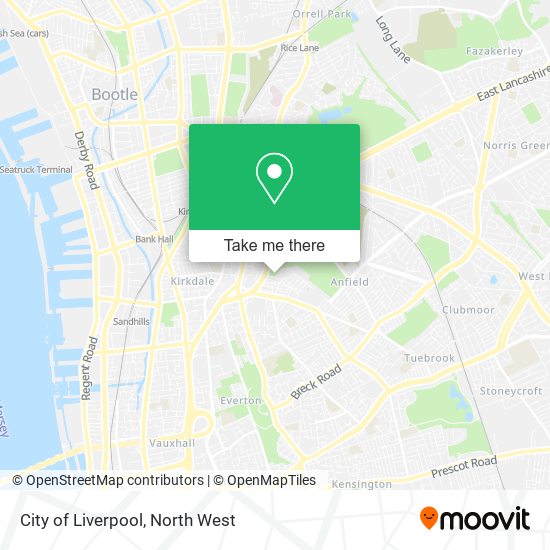 City of Liverpool map