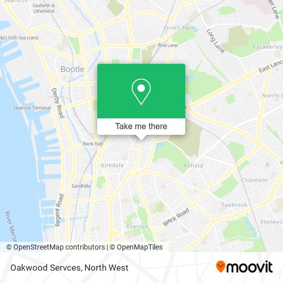 Oakwood Servces map