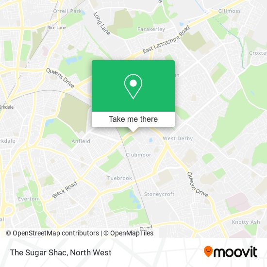The Sugar Shac map