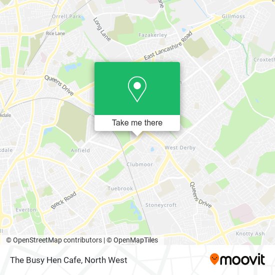 The Busy Hen Cafe map