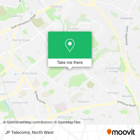 JP Telecoms map
