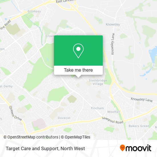 Target Care and Support map