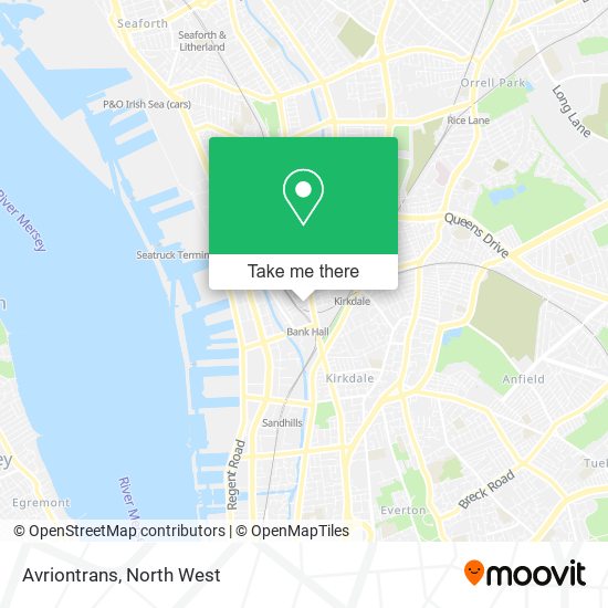 Avriontrans map