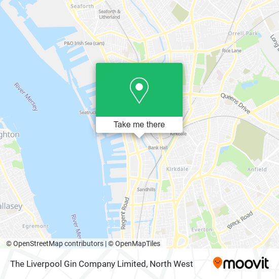 The Liverpool Gin Company Limited map