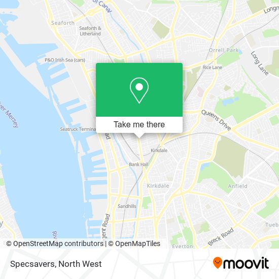 Specsavers map