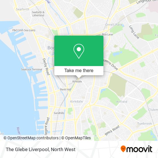 The Glebe Liverpool map