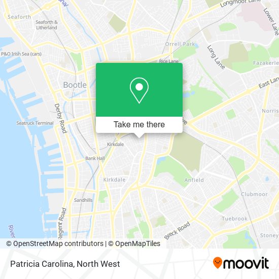 Patricia Carolina map