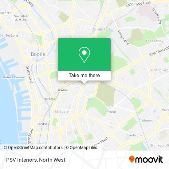 PSV Interiors map
