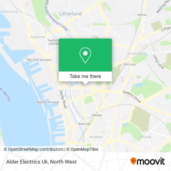 Alder Electrics Uk map