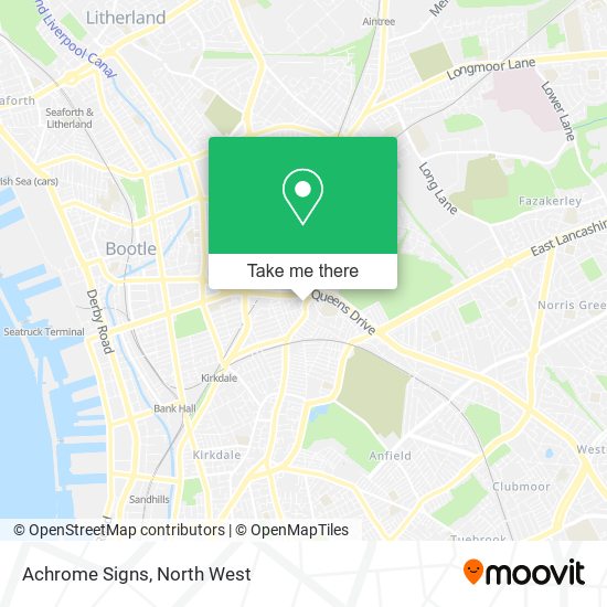 Achrome Signs map