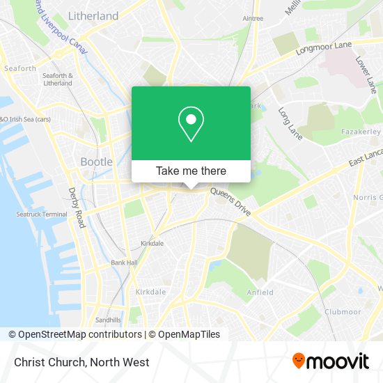 Christ Church map