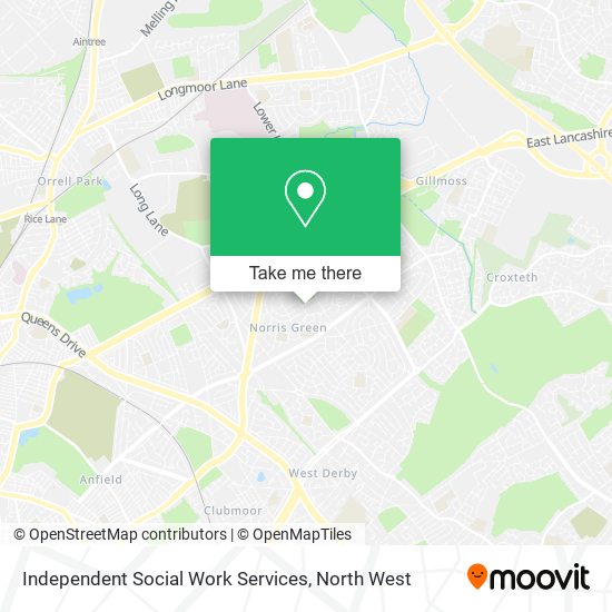 Independent Social Work Services map