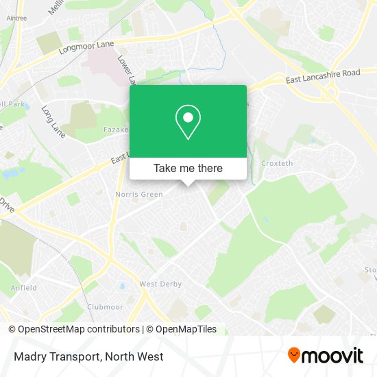 Madry Transport map
