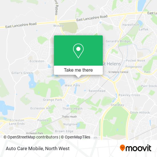Auto Care Mobile map