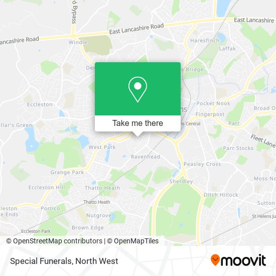 Special Funerals map