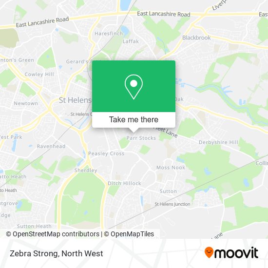 Zebra Strong map
