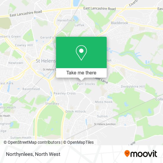 Northynlees map