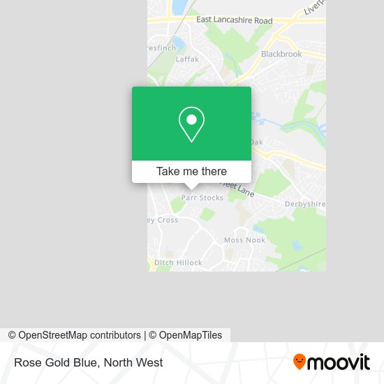 Rose Gold Blue map