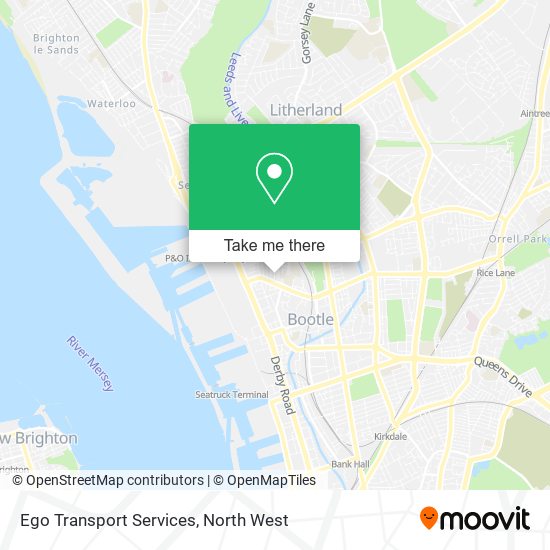 Ego Transport Services map