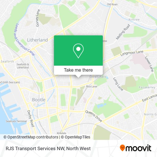 RJS Transport Services NW map