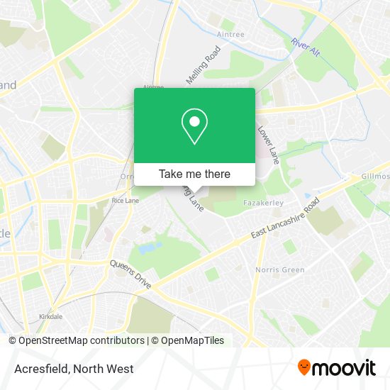 Acresfield map