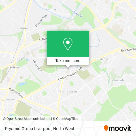 Pryamid Group Liverpool map