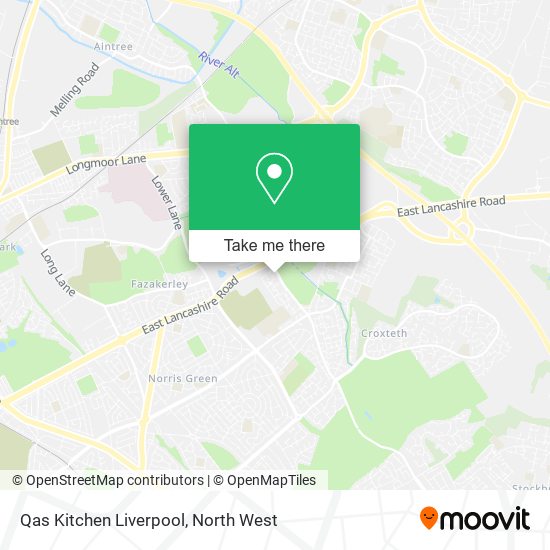 Qas Kitchen Liverpool map