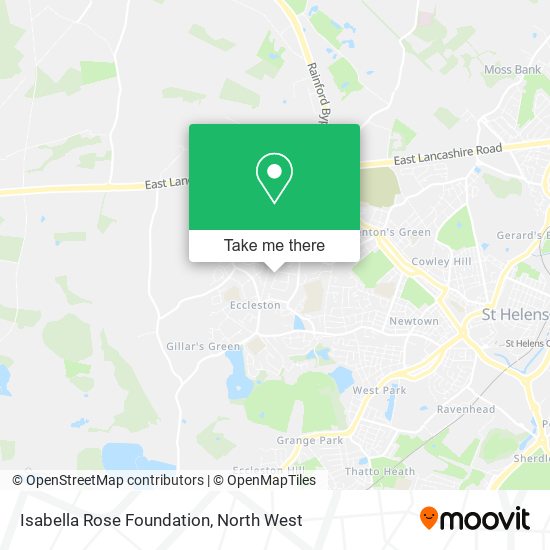Isabella Rose Foundation map