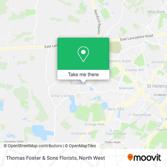 Thomas Foster & Sons Florists map