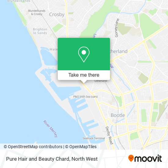 Pure Hair and Beauty Chard map