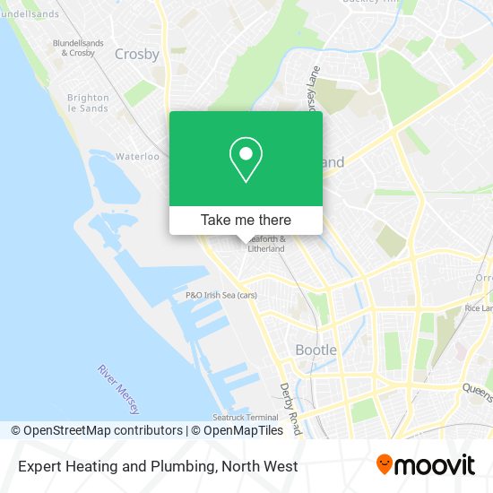 Expert Heating and Plumbing map