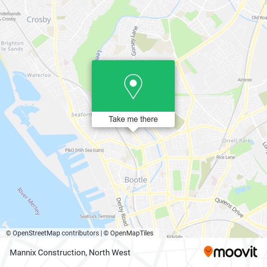 Mannix Construction map