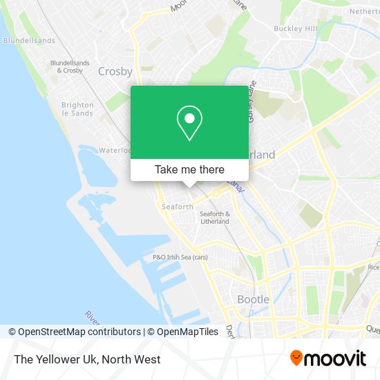 The Yellower Uk map