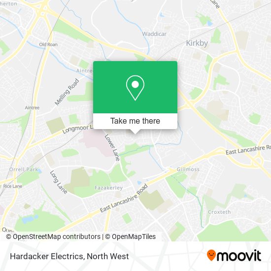 Hardacker Electrics map