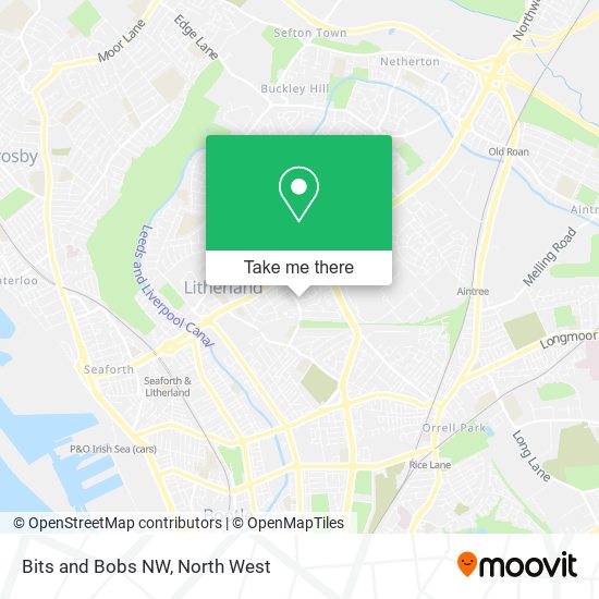 Bits and Bobs NW map