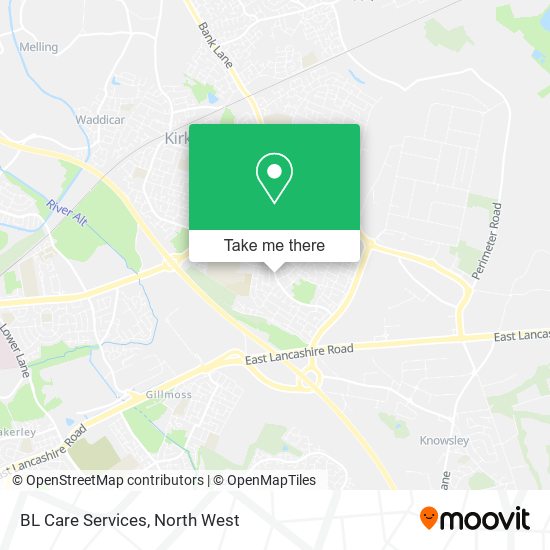 BL Care Services map