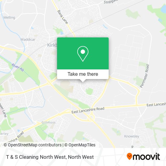 T & S Cleaning North West map