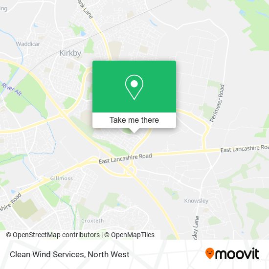 Clean Wind Services map