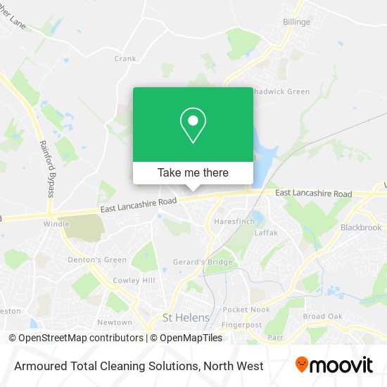 Armoured Total Cleaning Solutions map