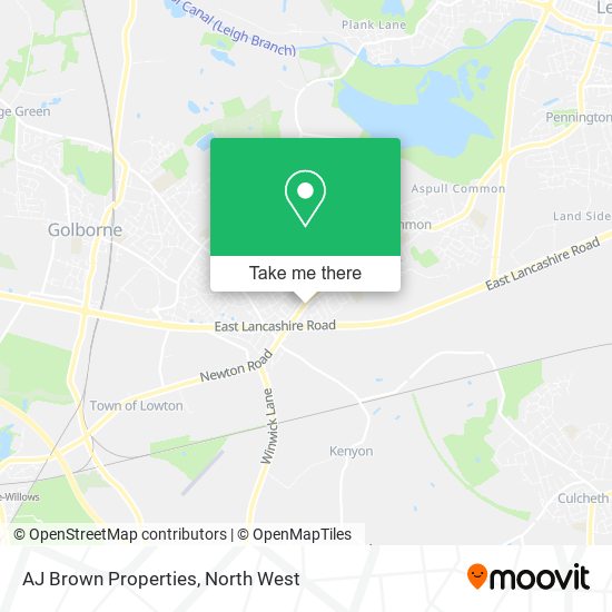 AJ Brown Properties map