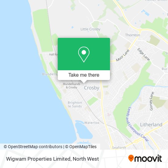 Wigwam Properties Limited map