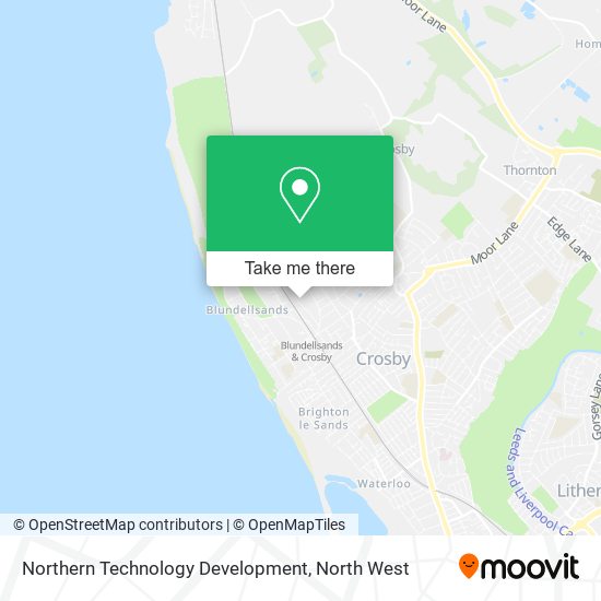 Northern Technology Development map