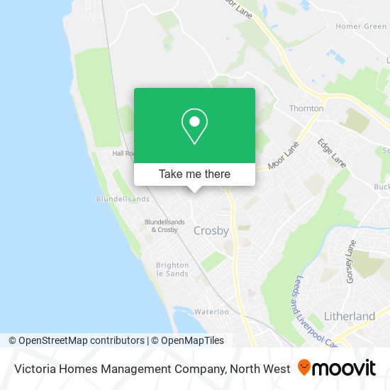 Victoria Homes Management Company map