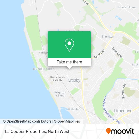 LJ Cooper Properties map