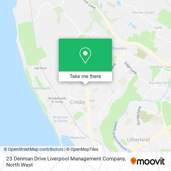 23 Denman Drive Liverpool Management Company map