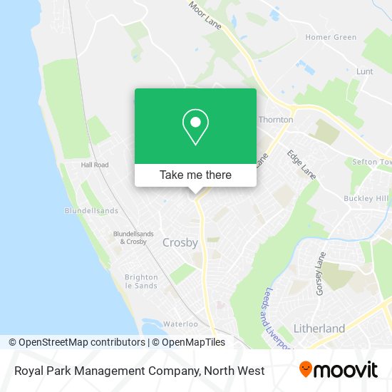 Royal Park Management Company map