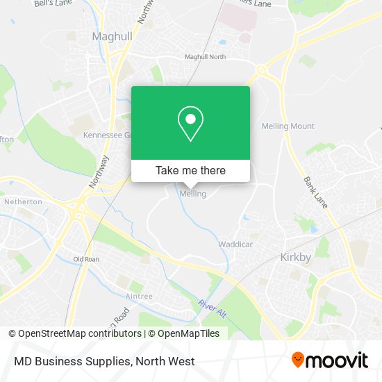 MD Business Supplies map