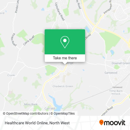 Healthcare World Online map